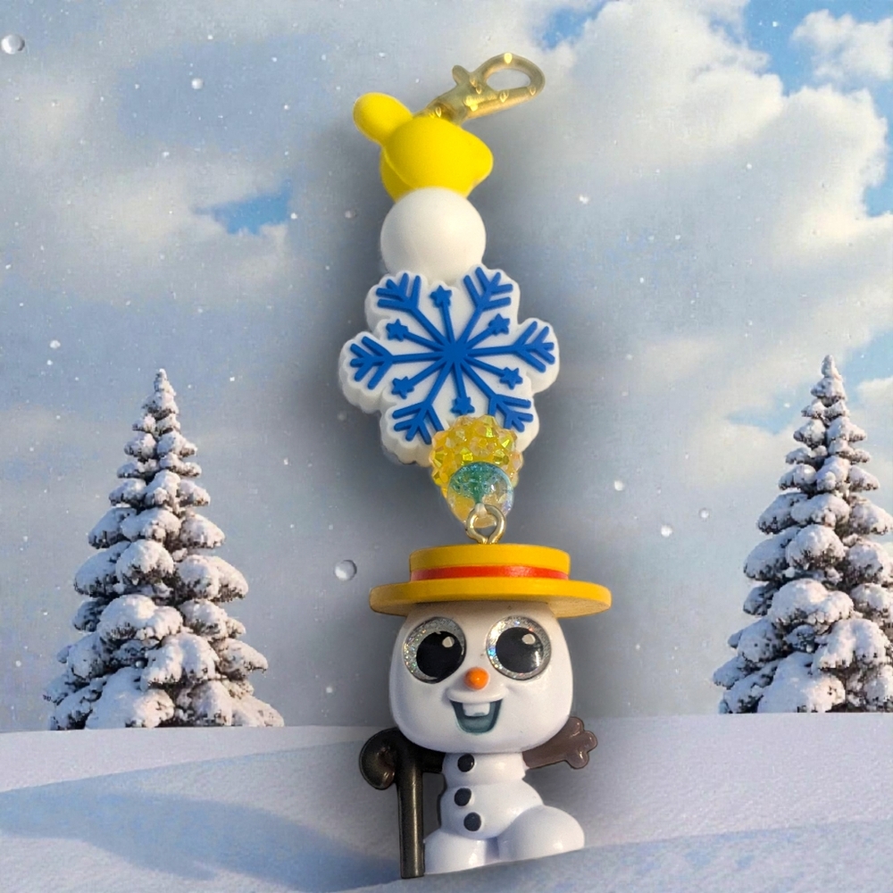 Handmade Dapper Olaf (Frozen) Bag Charm/ Keychain